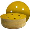 GZKTY Dischi Abrasivi 150mm, Set da 50 Pezzi, Grana 60/80/120/180/320, 6 Fori, per Levigatrice Orbitale, Carta abrasiva per levigatrice, Carta Vetrata per Legno