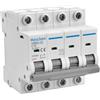 Heschen Interruttore in miniatura CC, HSB6C-DC, 4 poli, DC1000V 16A, Interruttore fotovoltaico, per sistema solare fotovoltaico Sistema di griglia pannelli solari PV, Montaggio su guida DIN 35mm
