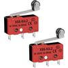 Heschen Mini microinterruttori XSS-5GL2 SPDT a rullo corto, 3 poli, 5 A, 125 V AC, 3 A, 250 V AC, CE & TüV, 2 pezzi