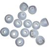 Xcessor auricolari di ricambio in silicone 7 paia (set di 14). Compatibili con la maggior parte delle marche di cuffie in-ear. Taglia M. Trasparente