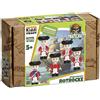 Kiddicraft Confezione di figurine Kiddiz "Soldati in giubba rossa" per mondi di mattoncini da incastrare
