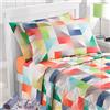 Gabel Completo Lenzuola Letto 1 Piazza e Mezza Evolution cotone colore MULTICOLOR