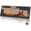 Merkloos Tastiera da gioco wireless - Compatta 90% - Con display - Grigio