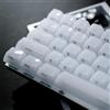 Merkloos Tasti keycap set - Trasparente - 115 pezzi - Profilo MDA - Bianco - Per tastiera RGB
