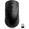 Merkloos Mouse da gaming wireless - 54 g - Nero - Per gaming e ufficio