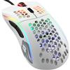 Merkloos Mouse da gaming - Cablato - Ergonomico - Bianco - Mouse leggero per il gaming