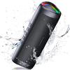 Merkloos Altoparlante wireless portatile - 30 W - Luce RGB - Nero con cordino