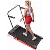Superun Tapis Roulant Salvaspazio Pieghevole 1-12km/h con Inclinazione 10% | Tapirulan Elettrico Pieghevole 3,0 CV Mini Walking Pad Massima di 136 kg,Schermo LED, Telecomando, Controllo tramite APP