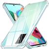 Pnakqil Cover Compatibile con Samsung Galaxy A71（4G）,Custodia per Telefono in Silicone Antiurto Trasparente,Morbida in Silicone TPU Anti-Graffio Chiaro Protettiva Case per Samsung A71 4G 6.7"