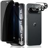 Liilaa Privacy Pellicola Protettiva per Google Pixel 10 Pro XL, [2 + 2 Pezzi] Privacy Vetro Temperato e Pellicola Fotocamera, Anti-Graffio HD Durezza 9H Anti Spy Protezione Schermo