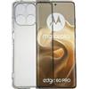 KEJI Cover per Motorola Edge 60 Pro, Custodia in TPU Morbido, Trasparente Compatibile con Motorola Edge 60 Pro, Custodia Morbida in Silicone Flessibile (Trasparente)