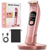 Rolgno Rasoio Elettrico Donna, [IPX6 Impermeabile & Delicata] Epilatore Elettrico Donna Cordless, Depilatore Corpo a Secco & Bagnato con Dock di Ricarica USB, Shaver per Gambe, Braccia, Viso