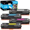 LeciRoba W2190X - Toner per HP 219X 219A W2190A, per stampanti HP Color LaserJet Pro MFP 3302FDW 3302SDW 3302FDN 3302FDNG 3302SDWG 3302FDWG Color LaserJet Pro 3202DW 3202DN (con chip, confezione da 4)