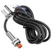Heschen Sensore di prossimità induttivo PR08-2DP Tipo cilindrico DC 12-24V 3-Wire PNP NO (normalmente aperto) CE