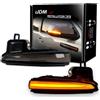 iJDM 2pc Dinamico Sequenziale Lampeggiante/Fusso LED Specchietto Laterale Indicatore di Direzione Montaggio Della Luce Per 2016-2023 Toyota Tacoma,2019-up RAV4 Highlander