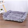 BeiYu Pet Materassino per cani letti per cani cestino grande piccolo peluche letto per animali domestici gatti medi divano per canile accessori caldi cuscino per animali domestici cucciolo lavabile grande