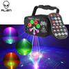 ALIEN RGB Mini DJ Disco Proiettore di luce laser USB ricaricabile LED UV Suono Stroboscopico Effetto scenico Matrimonio Natale Lampada per feste