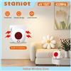 staniot Sirena di Sicurezza Wireless Staniot 433Mhz per Interni, Sistema di Allarme Domestico GSM con Luce Lampeggiante e Allarmi ad Alto Decibel