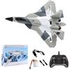 JIKEFUN SU 57 Aereo RC 2.4G Aereo telecomandato Elettrico EPP Schiuma Aereo FX657 Rc Fighter Ala fissa Lancio a mano Aliante Giocattoli