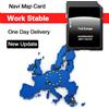SMIOST Aggiornamento Mappa Sat Nav A4539062025 Europa Completa per Smart 453 con Navigazione Cool & Media Auto 2025 Scheda SD GPS