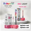 RideNow 700x18-32c Bicicletta da strada Ultraleggera 36g TPU Camera d'aria in plastica/lega Stelo valvola Set da 2/4 pezzi