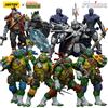 JOY TOY [DISPONIBILE] JOYTOY TMNT Action Figure 1/18 Michelangelo/Donatello/Leonardo/Raphael/Krang/Shredder/Beebop/Casey Jones Set di 9 Modelli