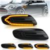 iJDM LED Dinamico Indicatore Laterale Indicatore di Direzione Ripetitore Luce Lampeggiante Sequenziale Lampada Per BMW Mini Cooper F55 F56 F57 2014-2017