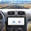 OSSURET Autoradio Android da 10.33 pollici 2Din per Volkswagen Golf 5 6 Polo Passat B6 B7 CC Skoda Jetta Car Multimedia GPS Navi Carplay DSP BT