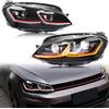 xunder Fari a LED per Volkswagen VW Golf VII Golf MK7 TSI TDI 2012-2017 Gruppo lampade anteriori per proiettore [Non adatto per GTI/R/GTD/MK7.5]