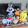 HUGKIS Nuovo 20 centimetri Looney Tunes Del Fumetto Peluche Giocattolo Tweety Daffy Sylvest Tasmanian Evil Bugs Bunny Peluche Bambola Grande Testa Figura Regalo