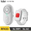 VeryHome Kit Semplice di Orologio SOS e Pager a Vibrazione | Sistema di Allarme per la Sicurezza degli Anziani | Monitor con Pulsante di Chiamata Personale per Assistenza Domiciliare