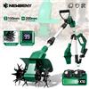 Yofidra NEWBENY Motozappa Elettrica Senza Fili, Coltivatore, Rasaerba, Scarificatore, Attrezzo Multifunzione da Giardino per Batteria Makita 21V