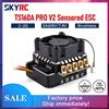 NONE ESC Brushless SKYRC 160A 2-3S 5A@6V/7.4V TS160A PRO V2 con Sensore, Programmabile via APP per Auto RC 1/10 Touring, Buggy, Crawler