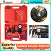 podofo Kit Tester Pressione Radiatore Auto Podofo, Strumento di Riempimento Vuoto Liquido Refrigerante, Kit Riempimento Liquido Refrigerante per Auto, Moto, Camion