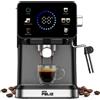 NESPRESSO Caffettiera espresso digitale 20 bar 1050W, compatibile Nespresso, serbatoio 1,5L estrattibile, schermo LCD color, caffè caldo e freddo, espresso, americano, cappuccino, vaporizzatore in acciaio inox,