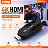 Ezcap Scheda di acquisizione video Ezcap331P 4K HDMI USB3.1 1080P60, registratore di giochi per fotocamere DSLR, PS5, Xbox, Switch, streaming live, acquisitore video