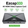 Ezcap333P Scheda di acquisizione video HDMI 4K USB 3.0 Type-C 1080P120 per giochi, per PS5, Xbox, Switch, OBS, registratore per streaming live