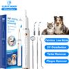 CURVY MOON Dispositivo Ultrasonico per la Rimozione del Tartaro per Animali Domestici, Pulitore Dentale Silenzioso e Indolore per Cani e Gatti, Kit Sbiancante per Denti