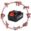 HGTUGO Batteria al litio 18650 da 1500mAh 21V, 5 celle 10 sezioni con protezione 3MOS, ricaricabile per trapano avvitatore e smerigliatrice angolare