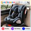 Dziranam Seggiolino Auto per Bambini ISOFIX 360 ° Seggiolino Auto Girevole per Bambini con ISOFIX, Seggiolino di Sicurezza per Auto 360 ° Seggiolino Auto Girevole per Bambini da 0 a 12 Anni, 9-36 kg,