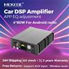 MEKEDE 4*80W Amplificatore Speciale con Sistema Android e Schermo Grande, Regolazione DSP, Amplificatore di Potenza, Installazione Senza Perdite per Autoradio, Lettore Multimediale Video, Supporto