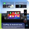 Podofo, lettore multimediale per auto con Carplay, compatibile con Fiat Panda 2013-2020, sistema Android Auto, sistema di navigazione GPS, radio FM/RDS, Bluetooth.