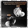 KZ Castor Pro 2, auricolari IEM con cavo, driver dinamico planare da 10 mm, monitor in-ear HiFi con regolazione delle frequenze, sistema di equalizzazione HM e cuffie con cavo per ascoltare la musica.