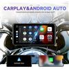 Podofo Cruscotto per Moto 6.25" IP68 Impermeabile Navigatore GPS per Moto con CarPlay Wireless e Android Auto Schermo Touch Registratore DVR per Moto