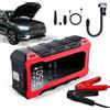 NONE Avviatore di emergenza per auto con gonfiatore per pneumatici, dispositivo portatile 12V per avviare la batteria dell'auto con compressore d'aria, 3200A, potente pompa d'aria, dispositivo per