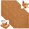 NONE Confezione da 10 tappetini per nidi da gallinai, tappetini per nidi di galline, scatola per la deposizione delle uova, per galline, uccelli e piccoli animali domestici.