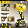 MELLWIN 300000RPM Soffiatore Elettrico Turbo Jet Senza Spazzole, Soffiatore a Mano per Foglie, Pulitore di Polvere per Batteria Makita 18V