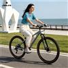 AIVA MT29FS2, mountain bike con telaio rigido da 29 pollici, 21 velocità, bicicletta per adulti, telaio in alluminio leggero, forcella ammortizzata, freni a disco anteriori e posteriori.