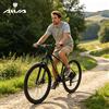 AIVA MT275FS, mountain bike con telaio rigido da 27,5 pollici, 8 velocità, bicicletta per adulti, telaio leggero in lega di magnesio, forcella ammortizzata, freni a disco anteriori e posteriori.