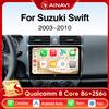 Ainavi Autoradio Ainavi per Suzuki Swift 2003 2005 2006 2007 2008 2009 2010, Carplay Wireless, Android Auto, Lettore Multimediale per Auto 4G, Schermo Touch HD IPS, Wifi, Navigazione GPS, BT 5.0, Stereo per